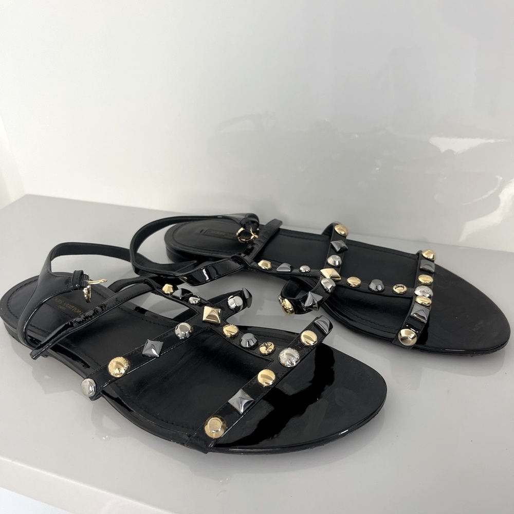 Louis Vuitton Leather Sandals
